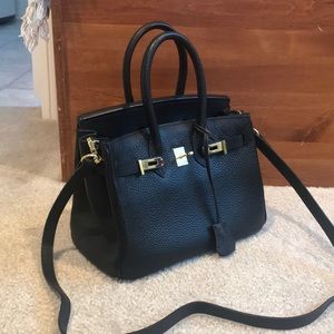 EUC Genuine Leather Mini Birkin 25 / Kelly Bag